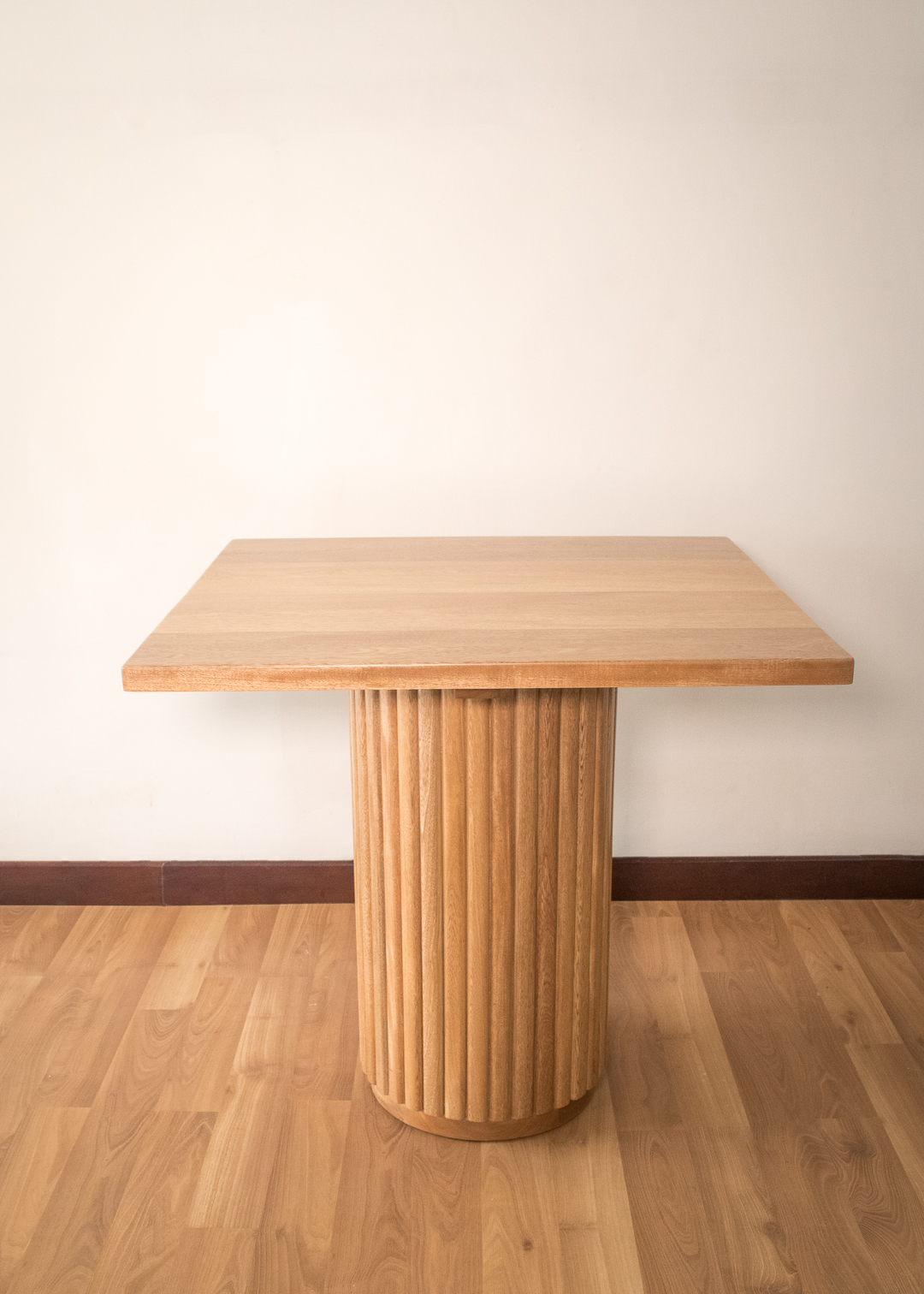 Mesa en madera roble natural 