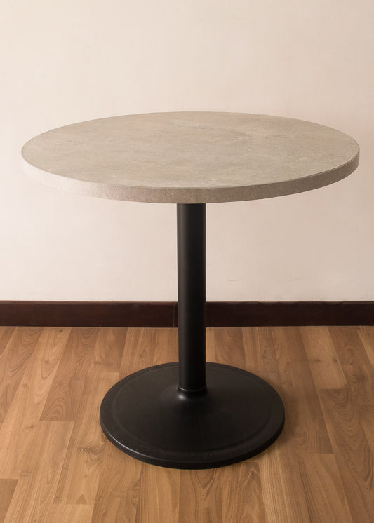 Mesa de centro en metal y madecor cemento