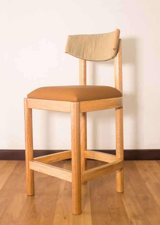 Silla de barra Nuez